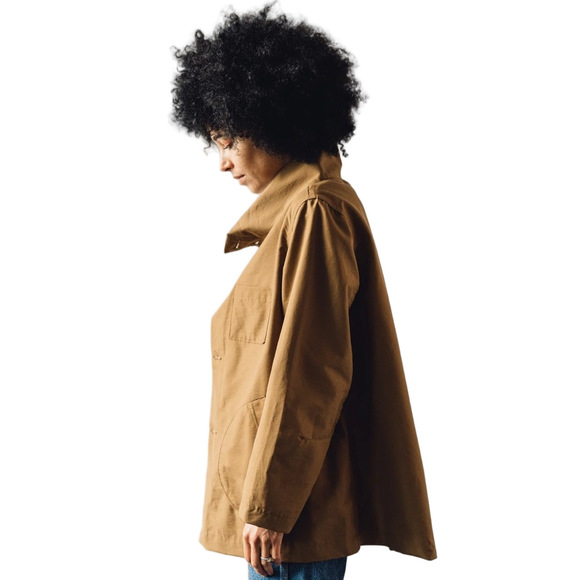 Jesse Kamm Japanese weather cloth jacket Tobacco - small - Picture 9 of 16